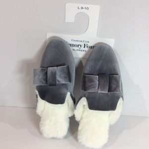 Charter Club Memory Foam Slippers L 9-10